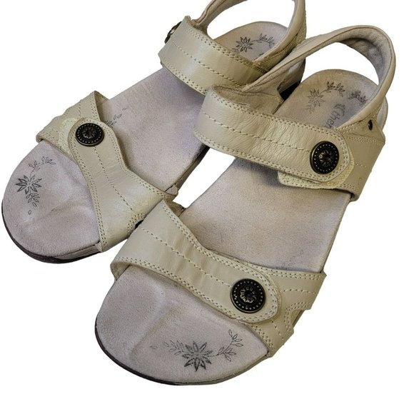 Therafit Shoes - Therafit Sandals Womens Size 9  Sand F46112B Leather Upper